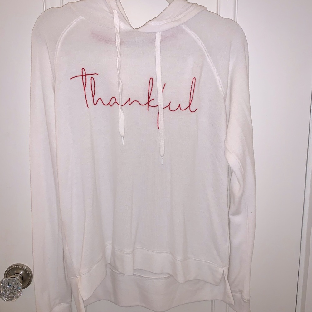 Pj Salvage Thankful Hooded Sweatshirt